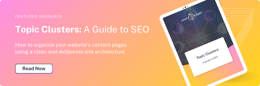 CTA for Bottom of blog - Topic Clusters A Guide to SEO